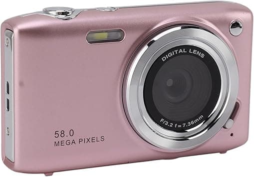 Jectse Digital Camera, 58MP 4K HD Compact Point and Shoot Camera with 16X Zoom, 2.88 Inch Screen, Portable Small Camera Video Cameras for Teens Students Boys Girls (Roseate) - Amazon.ae Price Tracker