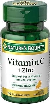 Nature's Bounty Quick Dissolve Vitamin C + Zinc - Amazon.ae Price Tracker