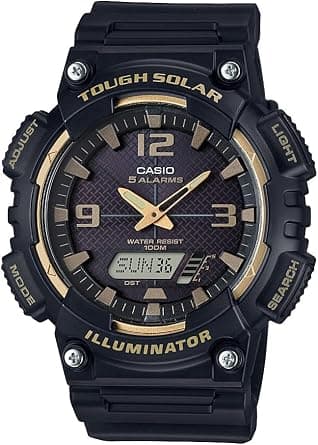 Casio Men's AQ-S810W-1A3VCF Tough Solar Analog Display Quartz Black Watch - Amazon.ae Price Tracker