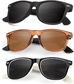 Mens Polarized Sunglasses for Women Semi Rimless Frame Driving Sun glasses:100% UV Blocking - Amazon.ae Price Tracker