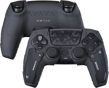 G.S.TAC Tactical PS5 Controller Skin Set, Anti-Slip Silicone Protective Cover Skin Case for PS5 Wireless Controller with 2 Thumb Grip Caps and 2 Stickers - for Black Myth: Wukong (Black) - Amazon.ae Price Tracker