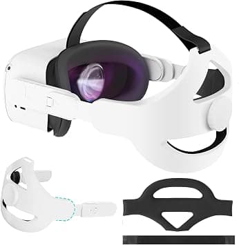 Q2 Head Strap for Meta Quest 2/Quest 3 Headset,Replacement for Oculus Quest 2 Elite Strap,Reduce Head Pressure,Comfortable Touch,Accessories for Quest 3,Strap for Enhanced Support and Comfort - Amazon.ae Price Tracker