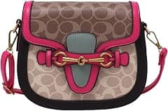 Women Small Crossbody Bags Women Golden Buckle Leather Purse Handbag Fashion Design - Amazon.ae Price Tracker