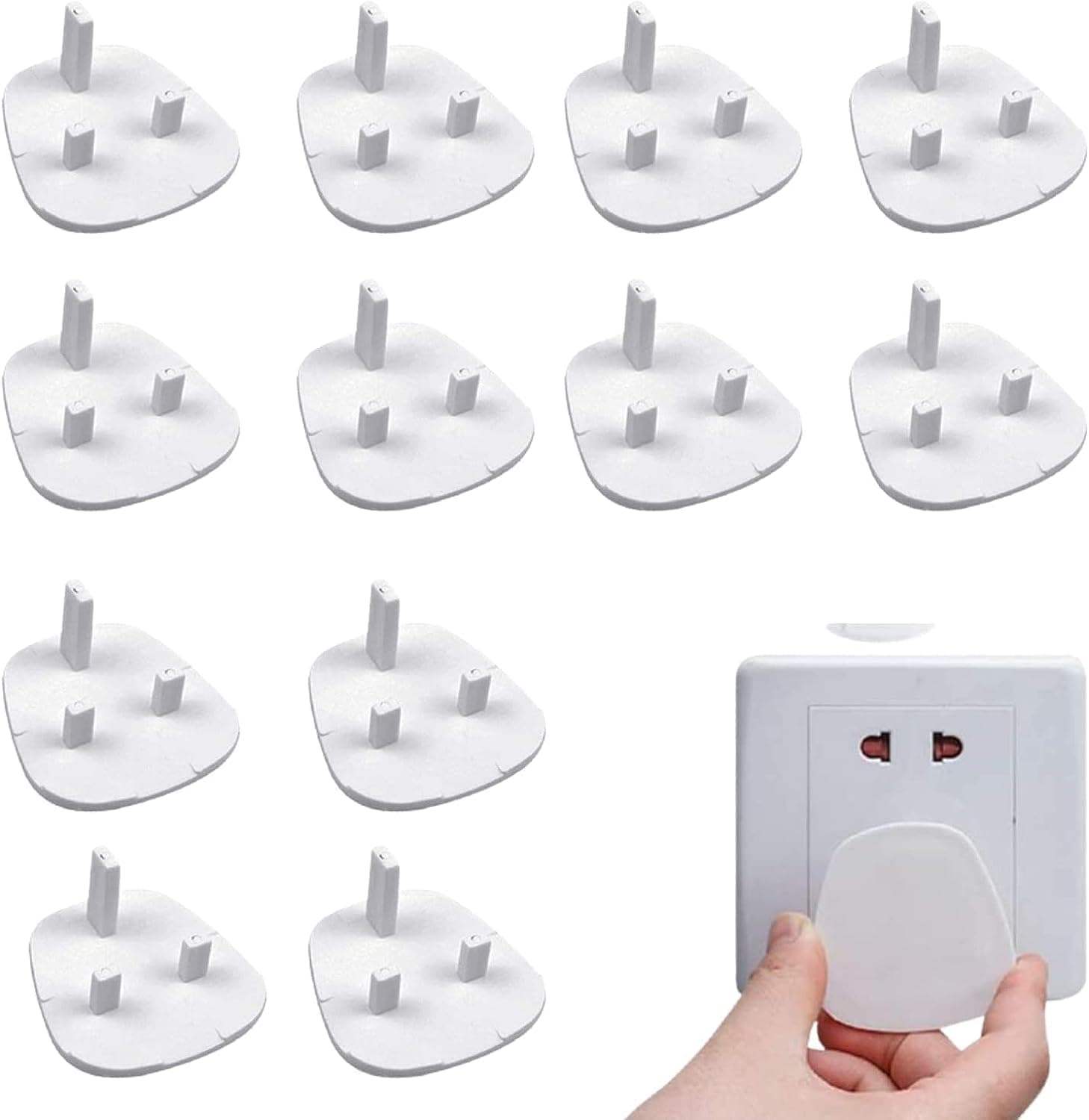 SKY-TOUCH Baby Proofing Plug Covers,Plug Socket Covers,Outlet Covers Safety Covers,Electrical Protectors for your Child and Babies at Home,Easy to Use & Secure,pack of 12pcs - Amazon.ae Price Tracker