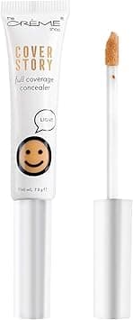 The Crème Shop Full Coverage Face Concealer For Under Eye, Dark Circles, Discolorations & Uneven Skin Tone. -Cover Story, Light - Amazon.ae Price Tracker