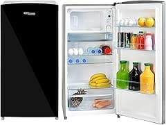 Super General 170 Liter Gross Compact Refrigerator SGR186, Beverage-Fridge with mirrored Door, Freezer-Box, Child Lock, Adjustable Wired Shelves, 50W x 49.5D x 114H cm, Black/Silver, 1 Year Warranty - Amazon.ae Price Tracker