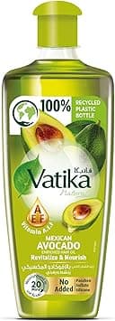 Vatika Naturals Mexican Avocado Hair Oil 300ml | Natural Oleic Acid & Vitamin A, E, F | For Shiny, Strong and Nourished Hair | No Paraben, No Sulfate, No Silicone - Amazon.ae Price Tracker