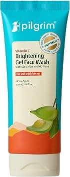Pilgrim Australian Vitamin C Gel Face Wash for for dry/radiant/glowing skin with Kakadu Plum & Lime Pearl™ | Women & Men | 100 ml - Amazon.ae Price Tracker