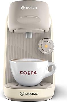 Tassimo Bosch Finesse Friendly Pod Cream Coffee Maker TAS167PGB with INTELLIBREW and IntensityBoost Compatible with 50 Different Beverages - Amazon.ae Price Tracker
