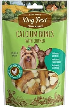 Dog Fest Calcium bones with chicken for mini-dogs - 55g (1.94oz) - Amazon.ae Price Tracker