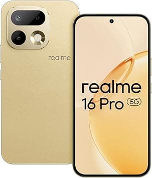 Realme 16 Pro Dual-SIM 256GB ROM + 8GB RAM (GSM Only | No CDMA) Factory Unlocked 5G Smartphone (Gold) - International Version - Amazon.ae Price Tracker