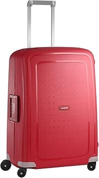 Samsonite S'Cure - Spinner M Case, with 4 Wheels, 69 cm, 79 L, Crimson Red - Amazon.ae Price Tracker