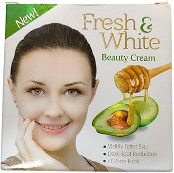 Fresh & White Beauty Cream Original 30g Removes Dark Circles & Acne on the Skin Whitening Face & Body for Men & Women Use at Night It Includes Avocado & Honey - Amazon.ae Price Tracker