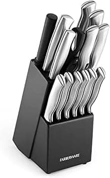 Farberware Stainless Stamped Steel Block Set with 5152497 - Amazon.ae Price Tracker