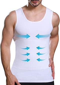 Lgtfy Mens Slimming Body Shaper Vest, Chest Abdomen Compression Tank Top, Belly Hiding Undershirts - Change in Seconds - Amazon.ae Price Tracker