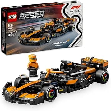 LEGO Speed Champions McLaren F1 Team MCL38 Race Car Toy with a Collectible Formula 1 Driver Minifigure - Model Kits for 10+ Year Old Boys & Girls or Adult Motorsport Fans 77251 - Amazon.ae Price Tracker