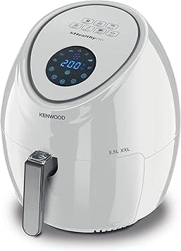 Kenwood Digital Air Fryer XXL 5.5L 2.4KG 1800W with Rapid Hot Air Circulation for Frying, Grilling, Broiling, Roasting, Baking and Toasting HFP50.000WH, White - Amazon.ae Price Tracker