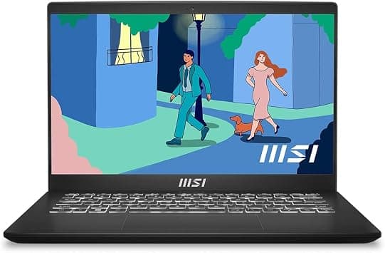 MSI Modern 14 14" Ultra Thin & Light Business Laptop: Intel Core i3-1215U Iris Xe 8GB 512GB NVMe, 180-Degree Lay-Flat, USB Type-C w/ PD Charging, MicroSD Card Reader, Win 11 Home: Black C12M-033 - Amazon.ae Price Tracker