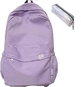 10Pcs Sage Green Backpack for School,Large-capacity Aesthetic Backpacks,Kawaii Backpack for Teen Girls (Color : Purple) - Amazon.ae Price Tracker