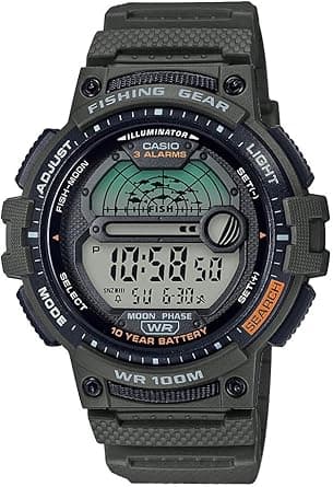 Casio Men's Fishing Timer Quartz Watch with Resin Strap - Amazon.ae Price Tracker