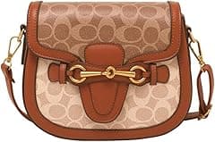 Women Small Crossbody Bags Women Golden Buckle Leather Purse Handbag Fashion Design - Amazon.ae Price Tracker
