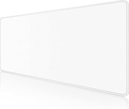 Dapesuom Large Gaming Mouse Pad, Extended Mousepad with Stitched Edges, Water Resist Keyboard Pad with Non-Slip Base, Big XXL Mousepad Desk Mat for Gamer, Laptop, Office, 31.5x15.7in, Ivory White - Amazon.ae Price Tracker