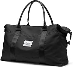 Travel Duffel Bag,Sports Tote Gym Bag,Shoulder Weekender Overnight Bag for Women - Amazon.ae Price Tracker