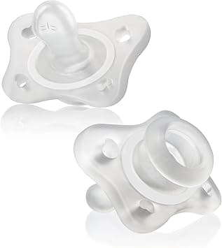 Chicco PhysioForma 100% Soft Silicone Mini One Piece Pacifier for Babies 0-2 Months | BPA & Latex Free | Reusable Sterilizing Case | 2pk - Amazon.ae Price Tracker