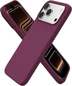 ORNARTO Silicone Case for iPhone 17 Pro Max, 6.9 Inch, Thin Mobile Phone Case iPhone 17 Pro Max Made of Liquid Silicone, Scratch-Resistant and Shockproof Protective Case iPhone 17 ProMax Case (2025 - Amazon.ae Price Tracker