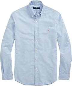 POLO RALPH LAUREN Men's Long Sleeve Slim Fit Oxford Button Down Shirt - Amazon.ae Price Tracker