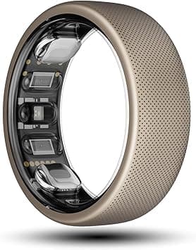 Amazfit Helio Smart Ring, No Subscription, Monitor Sleep, Heart Rate, Stress, Fast 1.4 Hour Charging, iPhone and Android, Titanium Alloy, Swim/Shower Water-Resistance (Size 8) - Amazon.ae Price Tracker