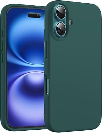 TR-PLANET for iPhone 16 Plus Liquid Silicon Case, Microfiber Lining Shockproof Slim Thin Phone Case, Lightweight Soft Back TPU Rubber Gel Cover Compatible With iPhone 16 Plus, Green - Amazon.ae Price Tracker