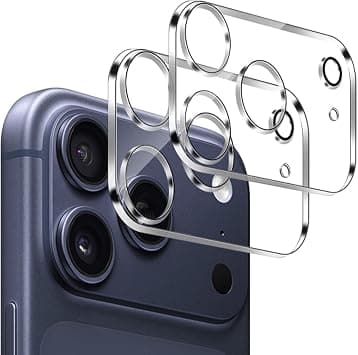 Lutree for iPhone 17 Pro Max Tempered Glass Camera Protector, 2 Pack 9H Hardness Anti-Scratch Lens Protective Glass, HD Clear Rear Camera Protection -Transparent - Amazon.ae Price Tracker