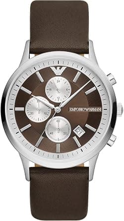Emporio Armani Men's Chronograph, Stainless Steel Watch, AR11490 - Amazon.ae Price Tracker