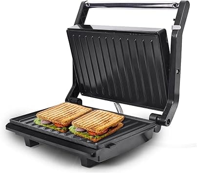 Sheffield Classic Non-Stick Sandwich Grill & Toaster Griller | Non-Stick Fixed Grill Plates | 180° Open, LED Indicator | Adjustable Height Control for Perfect Grilling | Best For Gifting - Amazon.ae Price Tracker