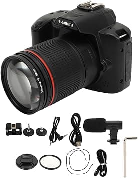 Jiawu Digital Camera for Photography, 4K 64MP Vlogging Camera for YouTube with Wi Fi, 3in Selfie Rear and Front Camera, 16X Digital Zoom, 62mm Macro Lens, 4000mAH Battery - Amazon.ae Price Tracker