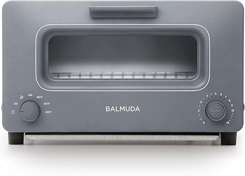 BALMUDA The Toaster | Steam Oven Toaster | Compact Size 14.1" W x 12.6" D x 8.2" H | 5 Cooking Modes: Sandwich Bread, Artisan Bread, Pizza & Pastry, Oven | Baking Pan Included | US Version | Gray - Amazon.ae Price Tracker
