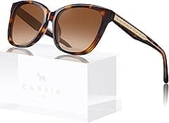 CARFIA Square Polarized Sunglasses for Women UV Protection, Italian Design Retro Embossed Pattern Wire Core Driving Shades - Amazon.ae Price Tracker