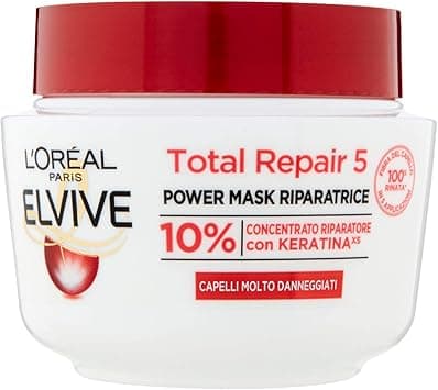 L'Oréal Paris Elvive Total Repair 5 Mask for Damaged Hair 300 ml - Amazon.ae Price Tracker