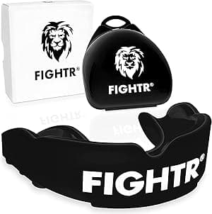 FIGHTR Premium Mouth Guard - for Excellent Breathing & Easy to fit | Sports Mouth Guard for Boxing, MMA, Football, Lacrosse, Hockey and Other Sports | incl. hygienic Box - Amazon.ae Price Tracker