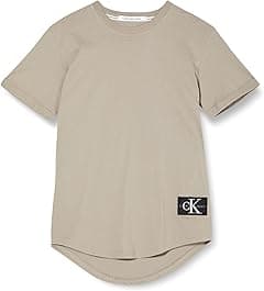 Calvin Klein Jeans Men's Badge Turn Up Sleeve S/S Knit Tops - Amazon.ae Price Tracker