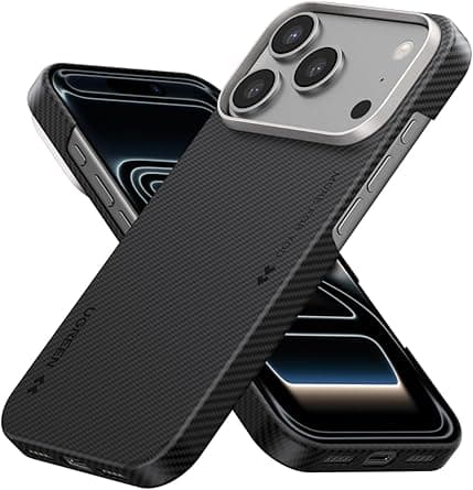 UGREEN for iPhone 17 Pro Aramid Fiber Case with Magsafe, 360 Full Protection, Anti-Scratch, Slim & Light Case for 6.9 inch, Luxury Touch, Black Twill - Amazon.ae Price Tracker