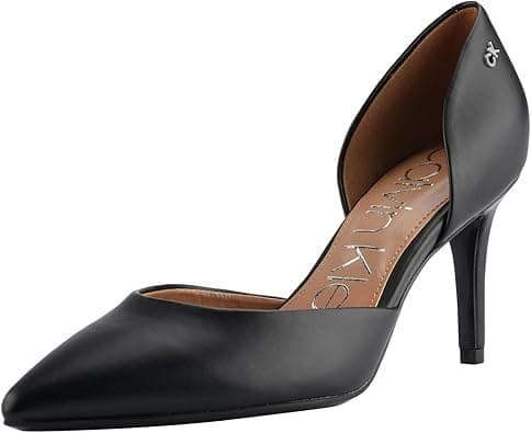 Calvin Klein Women's Gloria Pump, Black Leather 967, 38 EU - Amazon.ae Price Tracker