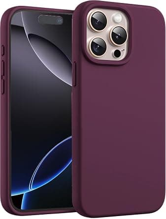 TR-PLANET Case for iPhone 15 Pro Cover, Liquid Silicone Rubber Soft Back Cover, Shockproof Slim Thin Anti-Scratch Phone Case for iPhone 15 Pro, Maroon - Amazon.ae Price Tracker
