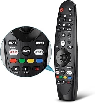 EWO'S Universal Remote Control for LG Smart TV Magic Remote Replacement, with Buttons for Netflix Prime Video〠NO Voice and Pointer Function】 - Amazon.ae Price Tracker