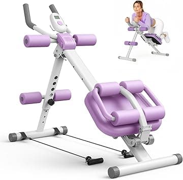 Multifunctional Ab Machine, Adjustable Ab Workout Equipment, Ab & Sit Up Machine for Stomach Workout, Foldable Abdominal Trainer With Knee and Back Protection, Full Body Workout for Home Gym - Amazon.ae Price Tracker