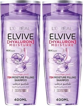 L’Oréal Paris Elvive Hyaluron Moisture Shampoo 400ml Twin Pack - Amazon.ae Price Tracker