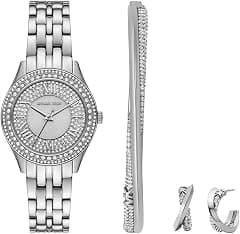 Michael Kors MK4975SET Harlowe Stainless Steel Wrist Watch for Women 2-Pieces Set, 30 mm Case Diameter, Silver - Amazon.ae Price Tracker