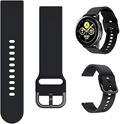 Minggo Band Compatible with Samsung Galaxy Watch Active/Active2 40mm/44mm,Silicone Sports Wristband Replacement Compatible for Galaxy Watch 42mm/Gear S2 Classic/Gear Sport Smart Watch - Amazon.ae Price Tracker