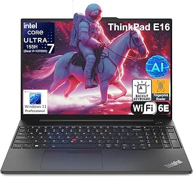 Lenovo ThinkPad E16 Gen 2 16" FHD+ Business AI Laptop, Intel 16-Core Ultra 7 155H (Beat Ultra 7 255U), Arc Graphics, 32GB DDR5, 1TB PCIe SSD, WiFi 6E, Backlit KB, FR(Upgraded) - Amazon.ae Price Tracker